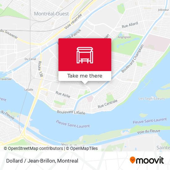 Dollard / Jean-Brillon map