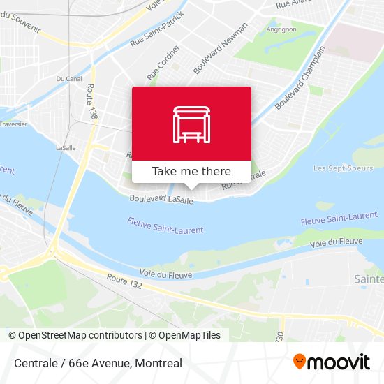 Centrale / 66e Avenue map