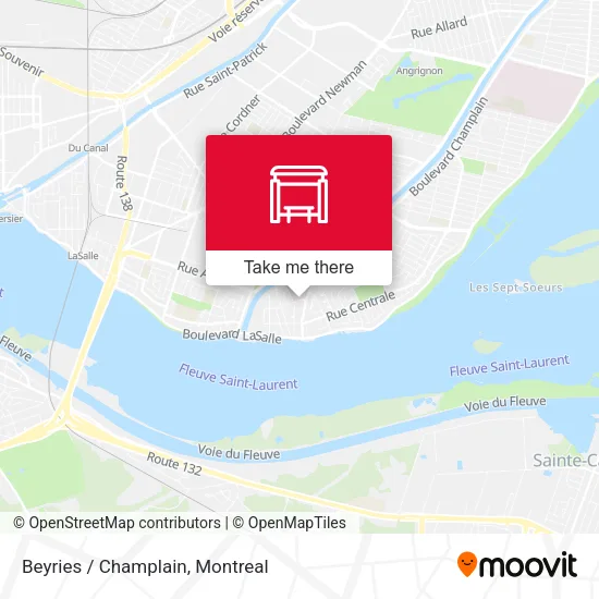Beyries / Champlain map