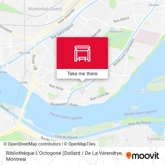 Bibliothèque L'Octogone map