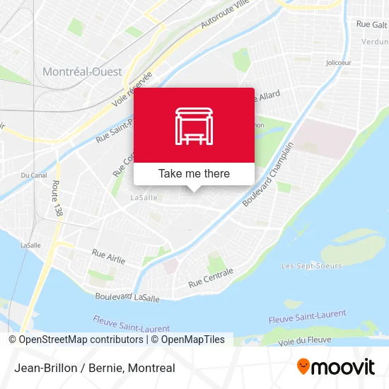 Jean-Brillon / Bernie map