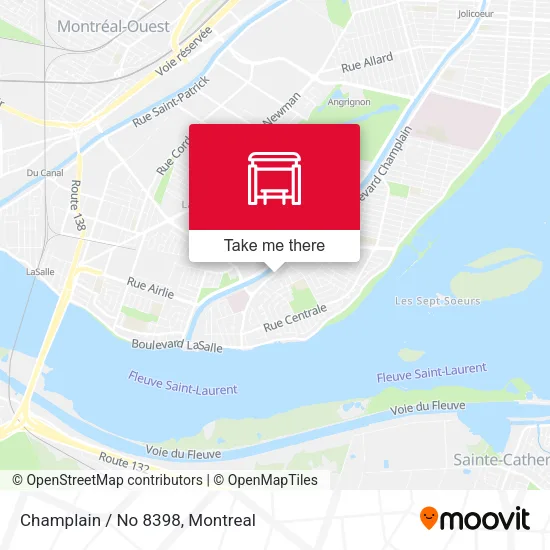 Champlain / No 8398 map