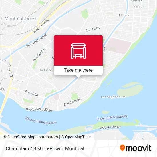 Champlain / Bishop-Power map