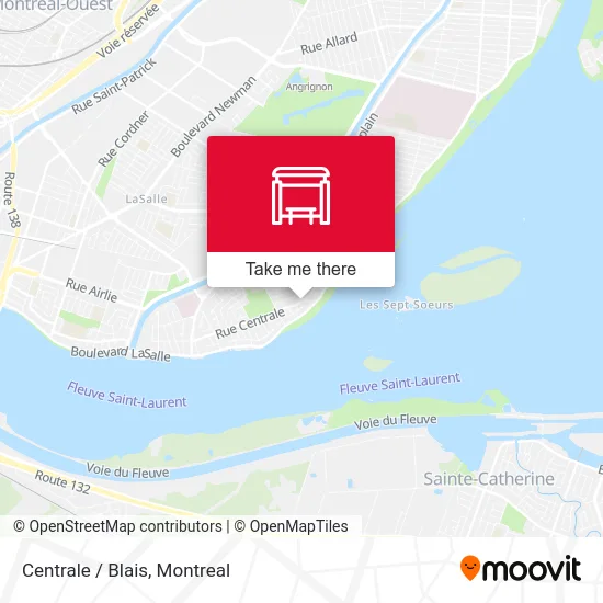 Centrale / Blais map