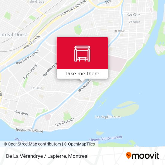 De La Vérendrye / Lapierre map