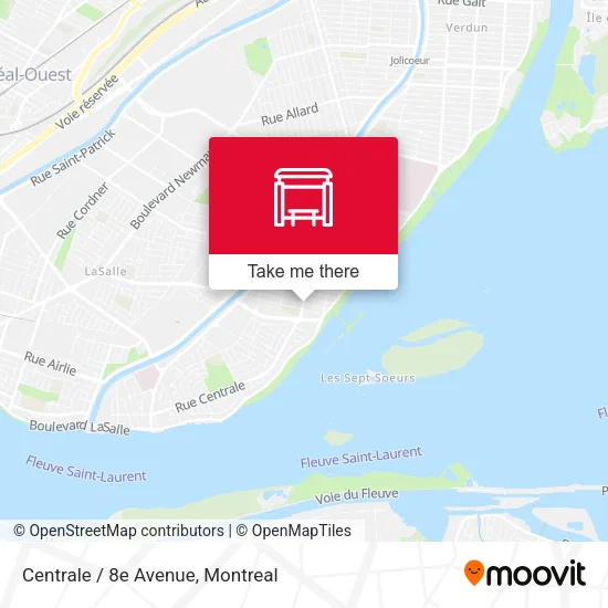 Centrale / 8e Avenue map
