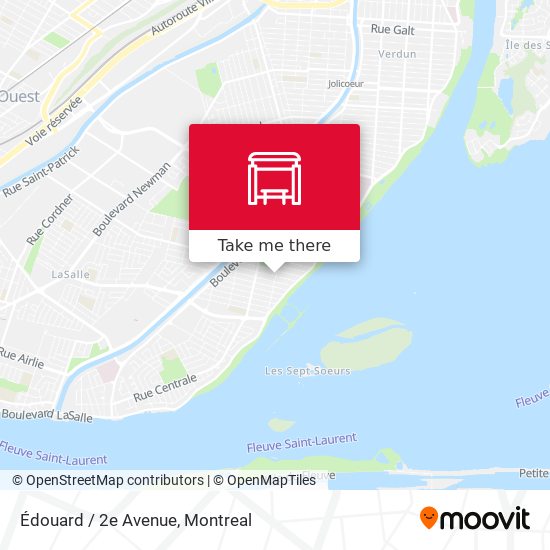 Édouard / 2e Avenue map