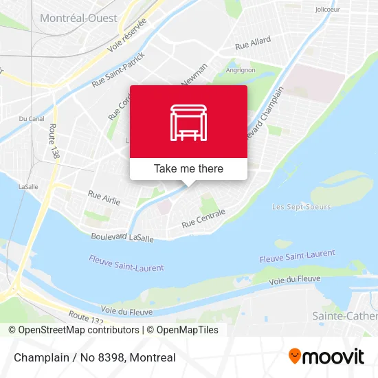 Champlain / No 8398 map