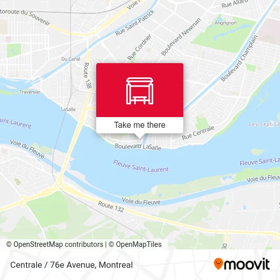 Centrale / 76e Avenue map