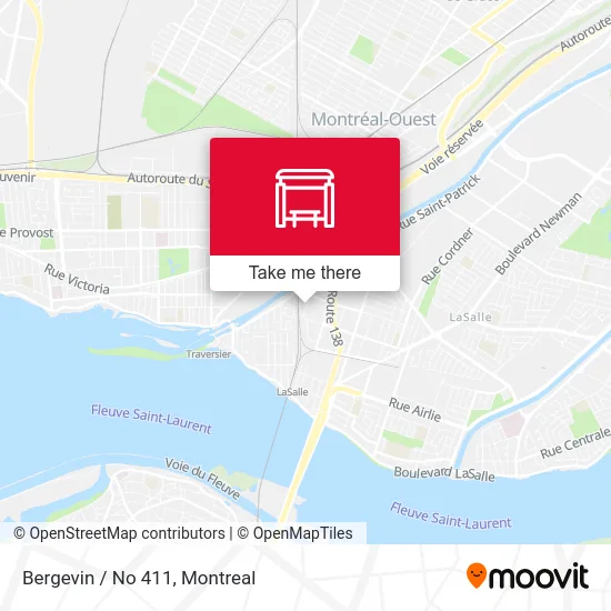 Bergevin / No 411 map