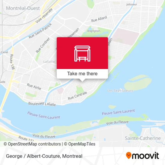 George / Albert-Couture map