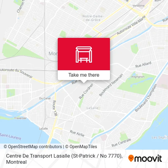 Centre De Transport Lasalle (St-Patrick / No 7770) map