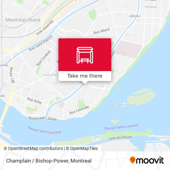 Champlain / Bishop-Power map