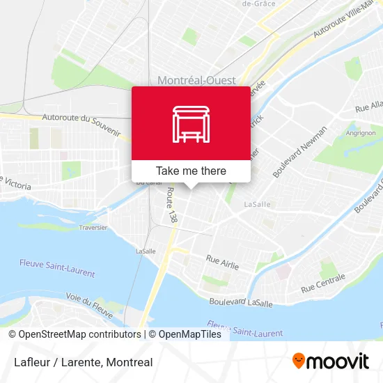 Lafleur / Larente map