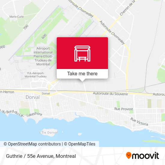 Guthrie / 55e Avenue map