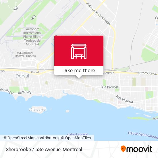 Sherbrooke / 53e Avenue map