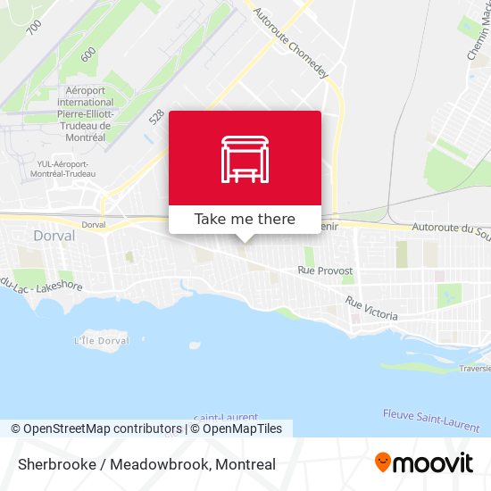 Sherbrooke / Meadowbrook map