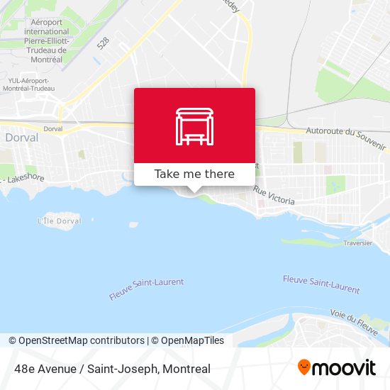48e Avenue / Saint-Joseph map