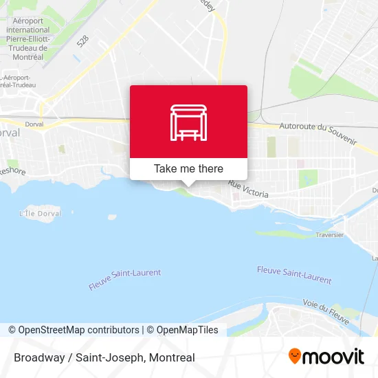 Broadway / Saint-Joseph map