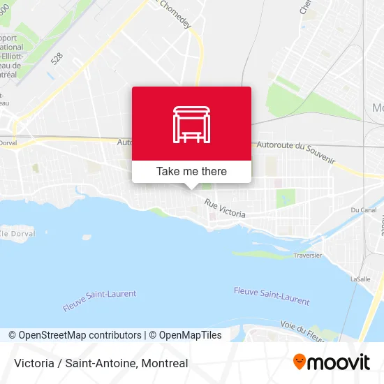 Victoria / Saint-Antoine map