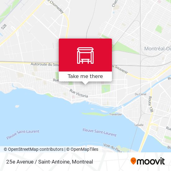 25e Avenue / Saint-Antoine map