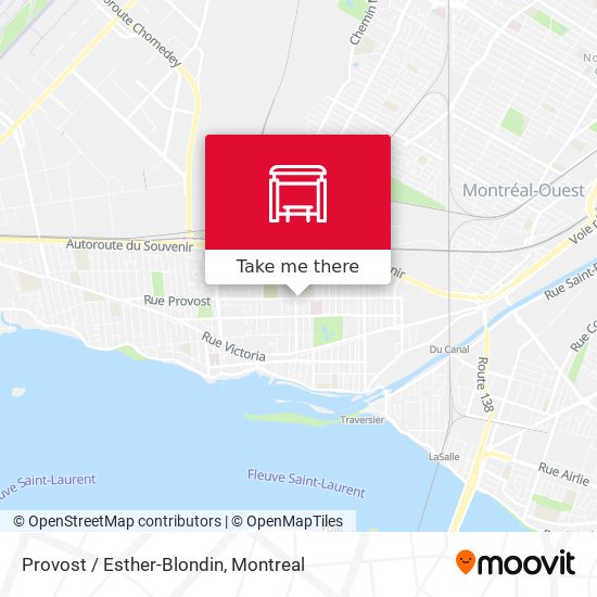 Provost / Esther-Blondin map