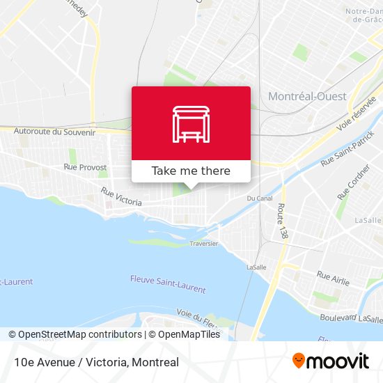 10e Avenue / Victoria map