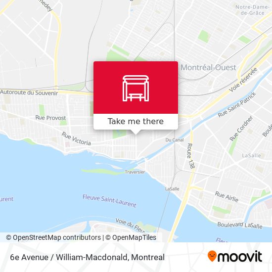 6e Avenue / William-Macdonald map