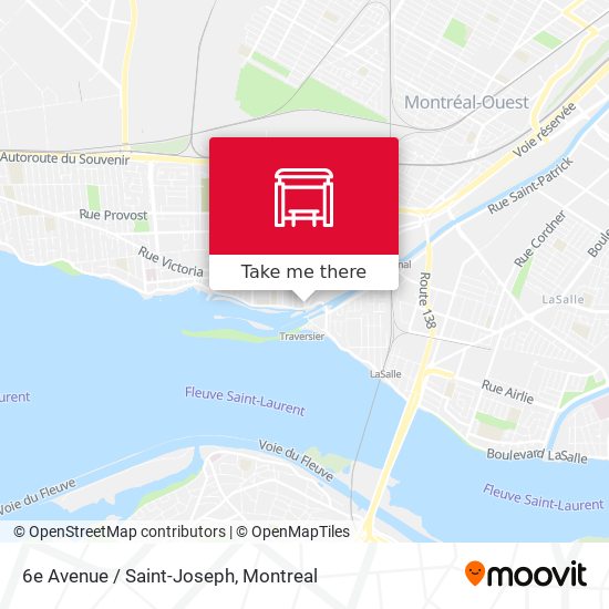 6e Avenue / Saint-Joseph map