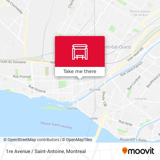 1re Avenue / Saint-Antoine map