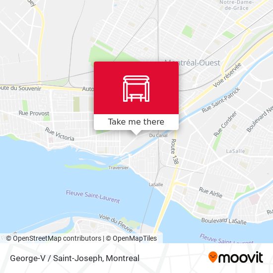 George-V / Saint-Joseph map