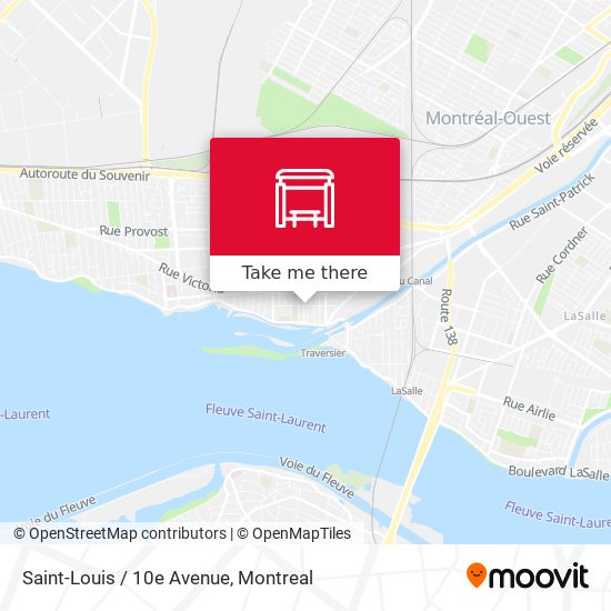 Saint-Louis / 10e Avenue map