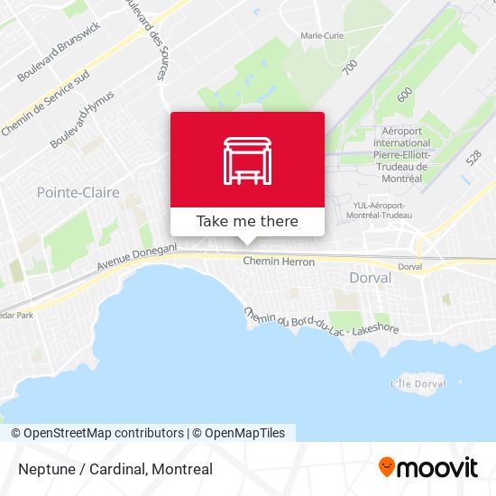 How to get to Neptune / Cardinal in Dorval by Bus or Metro?