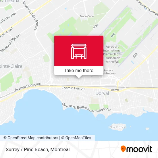 Surrey / Pine Beach map