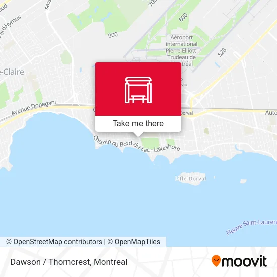 Dawson / Thorncrest map