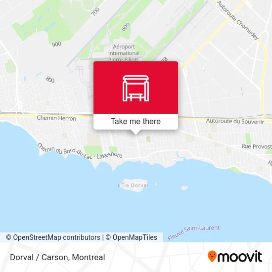 Dorval / Carson map