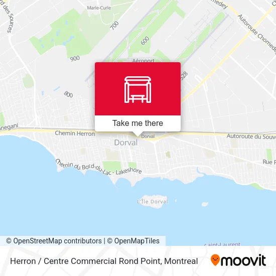 Herron / Centre Commercial Rond Point map