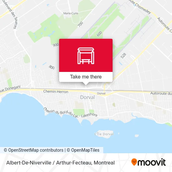 Albert-De-Niverville / Arthur-Fecteau map