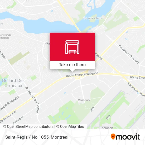 Saint-Régis / No 1055 map