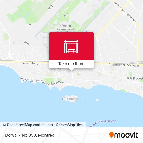 Dorval / No 353 map