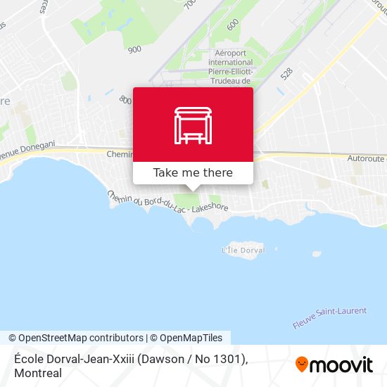 École Dorval-Jean-Xxiii (Dawson / No 1301) map