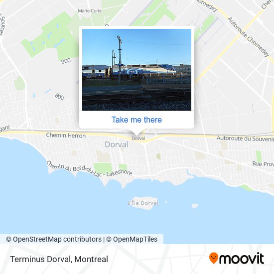 Terminus Dorval map