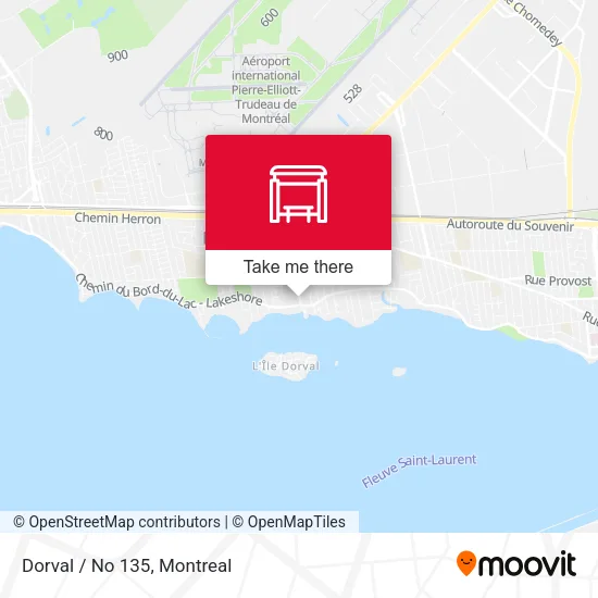 Dorval / No 135 map