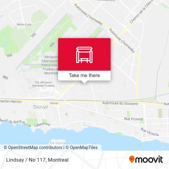 Lindsay / No 117 map