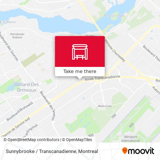 Sunnybrooke / Transcanadienne map