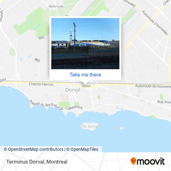 Terminus Dorval map