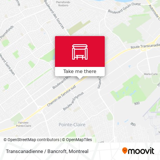 Transcanadienne / Bancroft map
