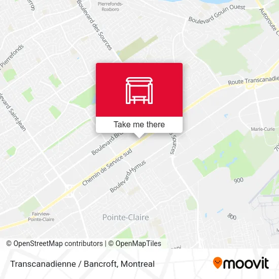 Transcanadienne / Bancroft map
