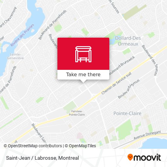 Saint-Jean / Labrosse map