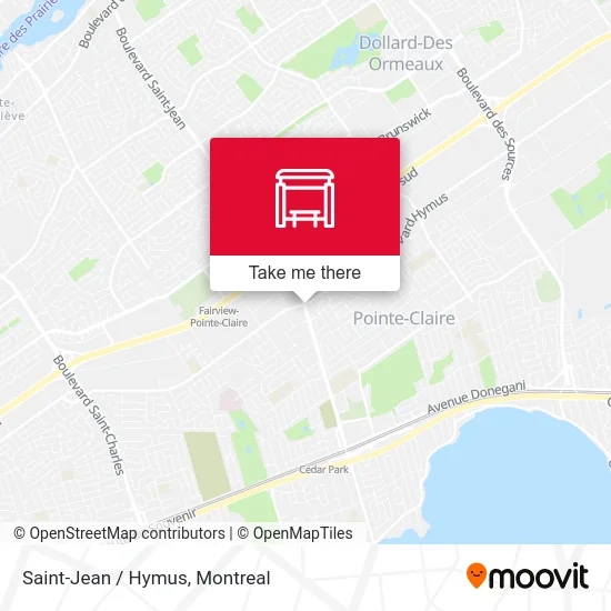 Saint-Jean / Hymus map